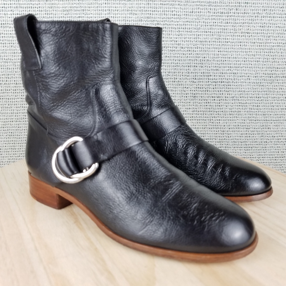 Frye Ricki Ring Black Fashion Boots